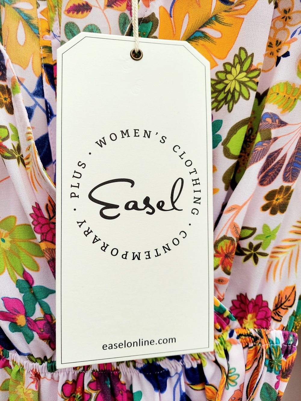 Easel Floral Wrap High Low Maxi Dress Womens Size Small NWT Boho Weddings Office - Picture 5 of 12
